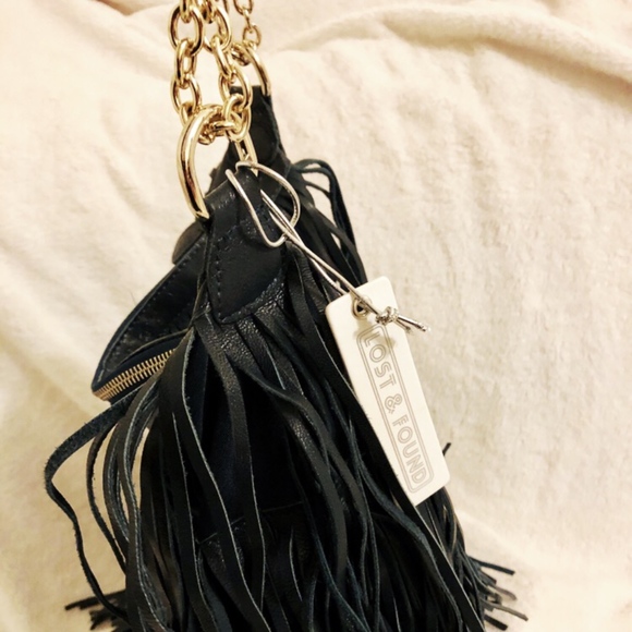 Midnight Blue Fringe Shoulder/Crossbody Bag - Picture 5 of 8